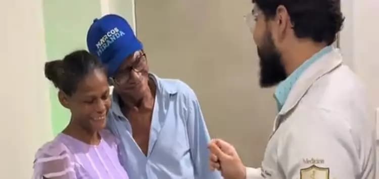 (Vídeo)Sem dinheiro para o chá revelação, casal humilde é surpreendido por gesto emocionante de médico