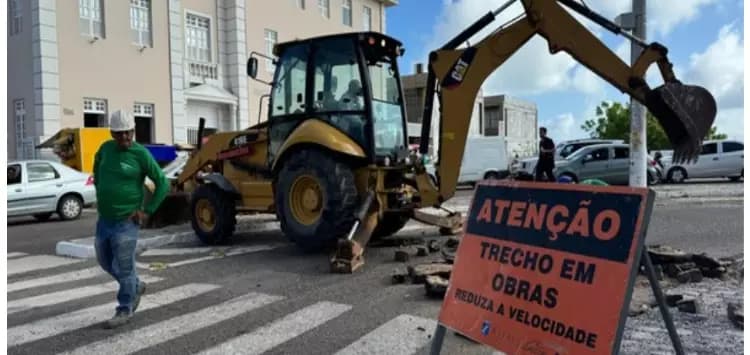 Prefeitura de Natal bloqueia trânsito na Avenida Getúlio Vargas para obras nesta terça-feira (19)
