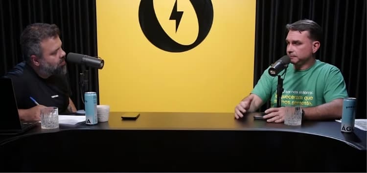 (Vídeo)“Hoje em dia não tenho relação com a Michelle”, afirma o pré-candidato Flávio Bolsonaro