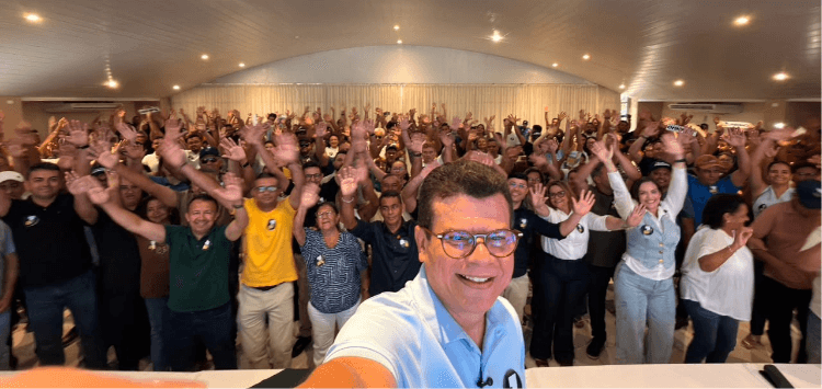 Mossoró dá demonstração de força e recebe Juninho Saia Rodada com grande mobilização de lideranças e apoiadores