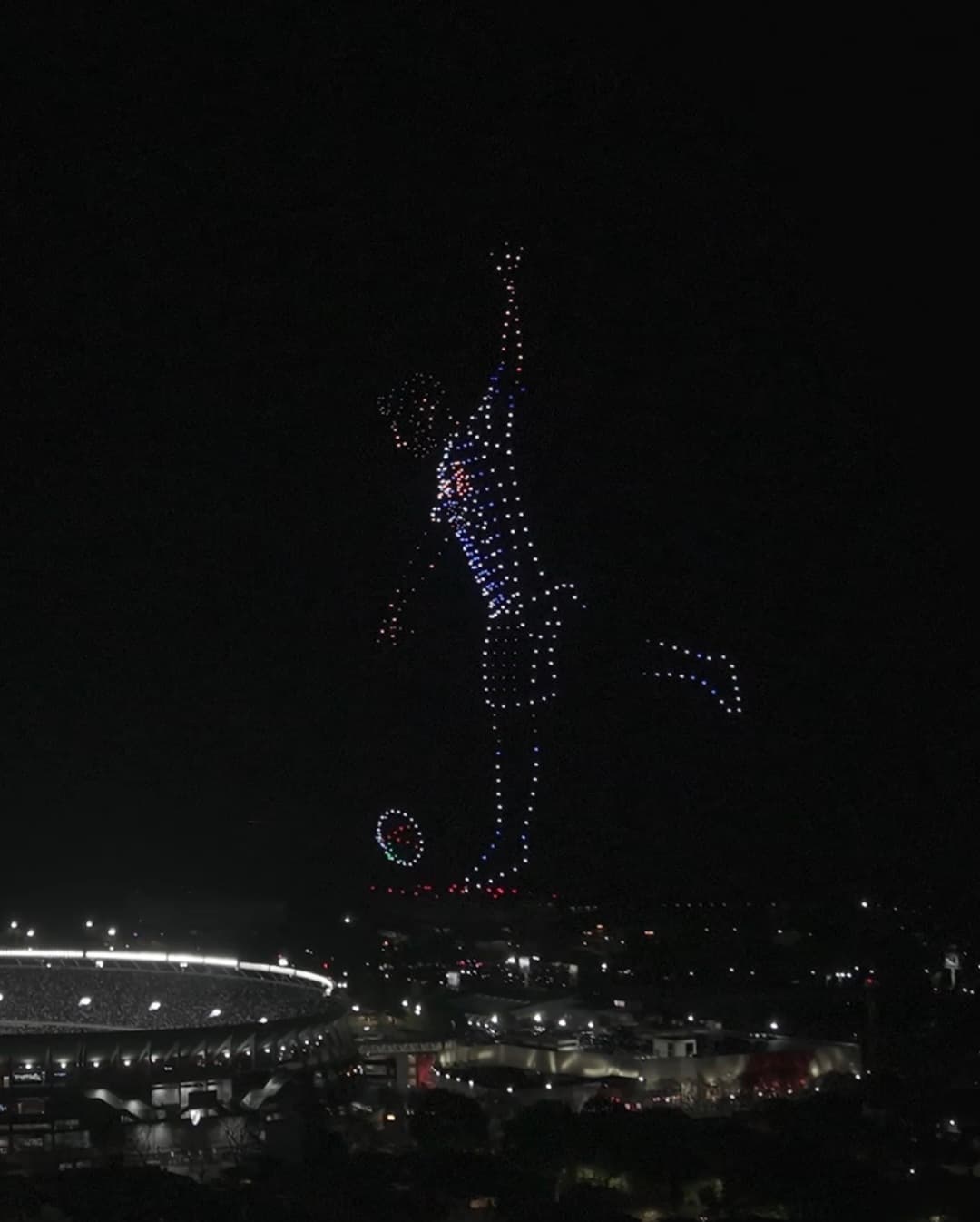 [VÍDEO]Show de drones marca despedida de Messi da seleção argentina em Buenos Aires