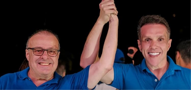 Prefeito de Natal, Paulinho Freire lança candidatura do seu deputado estadual Eriko Jácome em meio a multidão