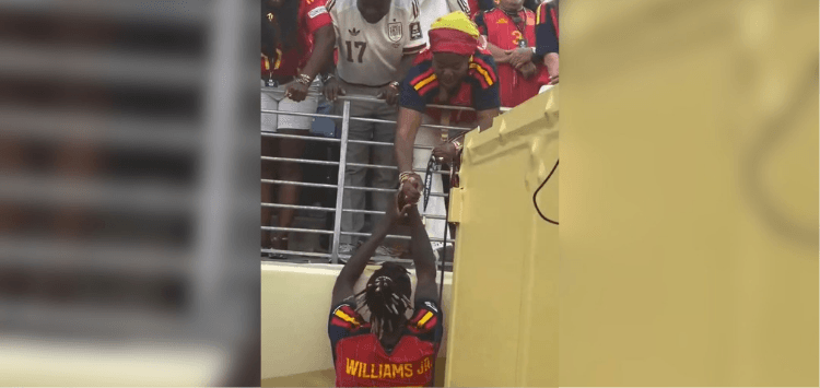 (Vídeo)Nico Williams entrega medalha a mãe que atravessou o Saara grávida em busca de um futuro melhor