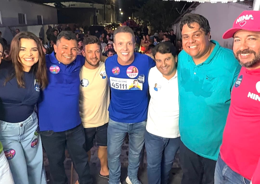 Gil do Feijão reúne milhares de pessoas em Santo Antônio em arrastão com carreata para Eriko Jácome e Nina