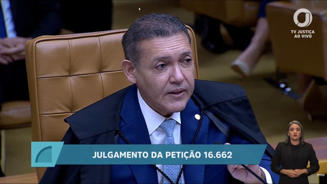 [VÍDEO]Nunes Marques rebate mensagens e nega relação com Banco Master durante julgamento