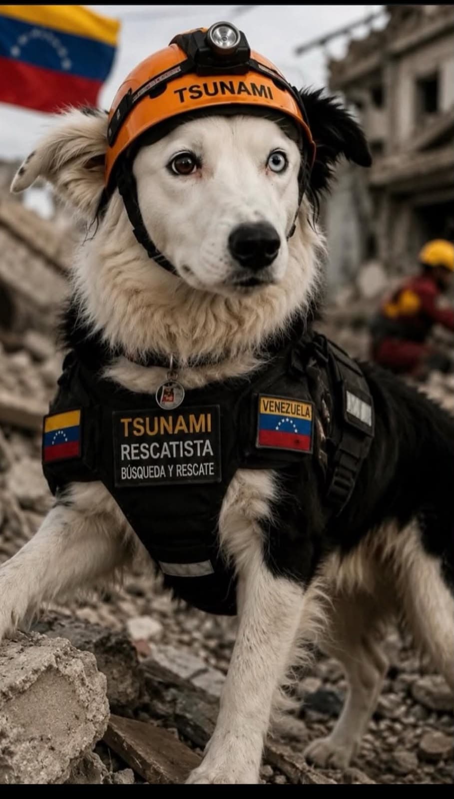 [VÍDEO]Cão herói que ajudou a salvar mais de 20 pessoas após terremotos na Venezuela ganha estátua