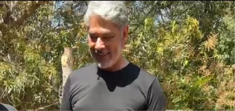 (Viídeo)Você gosta de cachaça?”: garoto conhece William Bonner e resolve tirar dúvida pessoalmente