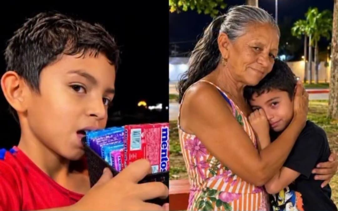 [VÍDEO]Influenciadora debocha de criança que vendia bombons em Fortaleza